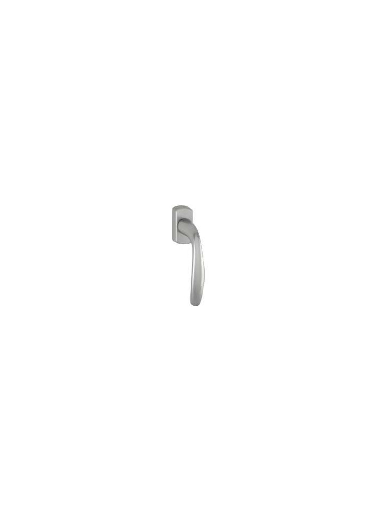 Poignée standard inox avec 1 carré de 7x35 et 2 vis M5x45