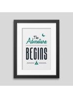 Affiche encadrée The adventure begins