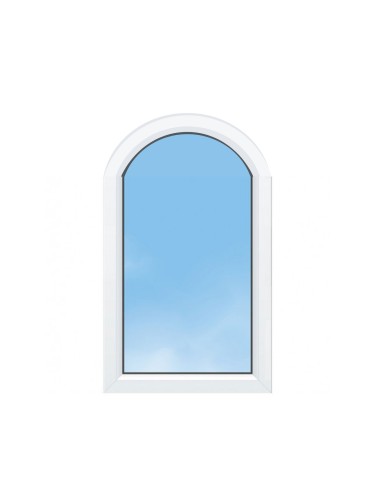 Fenêtre PVC de Forme sur Mesure – Gamme Élégance | Cintre, Trapèze, Triangle